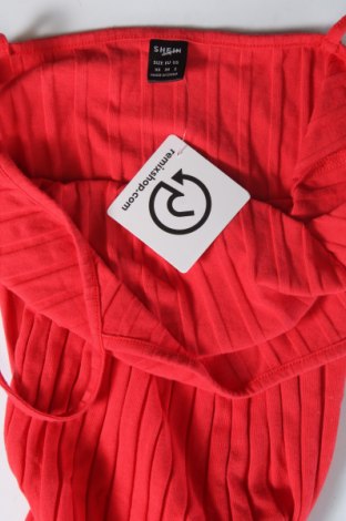 Γυναικείο αμάνικο μπλουζάκι SHEIN, Μέγεθος XS, Χρώμα Κόκκινο, Τιμή 7,00 €