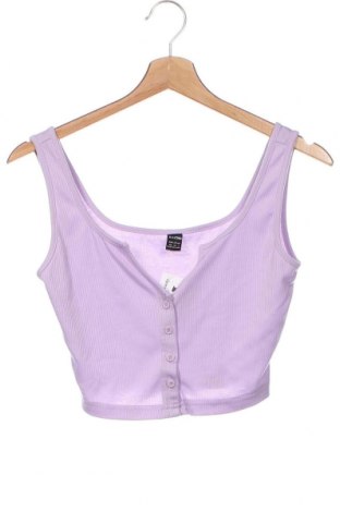 Γυναικείο αμάνικο μπλουζάκι SHEIN, Μέγεθος XS, Χρώμα Βιολετί, Τιμή 7,00 €
