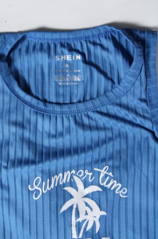 Γυναικείο αμάνικο μπλουζάκι SHEIN, Μέγεθος M, Χρώμα Μπλέ, Τιμή 3,59 €