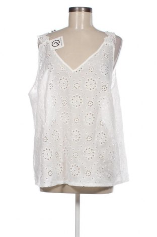 Γυναικείο αμάνικο μπλουζάκι SHEIN, Μέγεθος XL, Χρώμα Λευκό, Τιμή 7,00 €