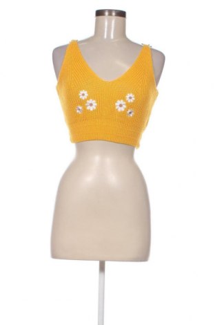 Γυναικείο αμάνικο μπλουζάκι SHEIN, Μέγεθος M, Χρώμα Κίτρινο, Τιμή 8,04 €