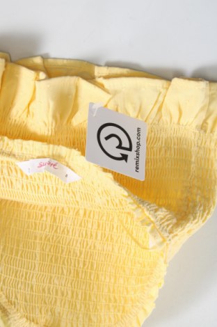 Γυναικείο αμάνικο μπλουζάκι Supre, Μέγεθος XS, Χρώμα Κίτρινο, Τιμή 3,90 €
