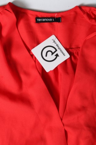 Damska koszulka na ramiączkach Terranova, Rozmiar L, Kolor Czerwony, Cena 43,75 zł