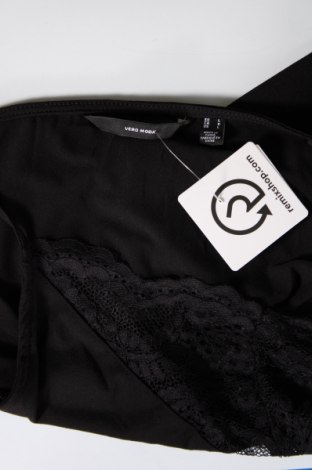 Γυναικείο αμάνικο μπλουζάκι Vero Moda, Μέγεθος L, Χρώμα Μαύρο, Τιμή 4,00 €