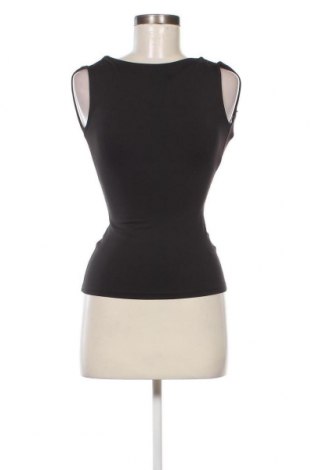 Γυναικείο αμάνικο μπλουζάκι Weekday, Μέγεθος XS, Χρώμα Μαύρο, Τιμή 12,37 €
