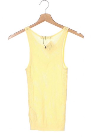 Γυναικείο αμάνικο μπλουζάκι Zara, Μέγεθος XS, Χρώμα Κίτρινο, Τιμή 3,32 €