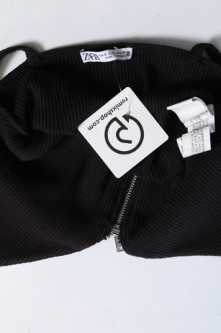 Tricou de damă Zara, Mărime S, Culoare Negru, Preț 17,45 Lei