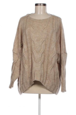 Дамски пуловер, Размер L, Цвят Бежов, Цена 28,99 лв.
