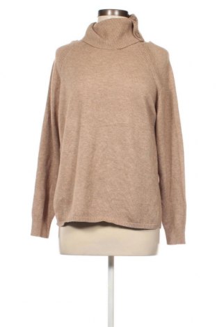 Дамски пуловер, Размер M, Цвят Бежов, Цена 12,88 лв.