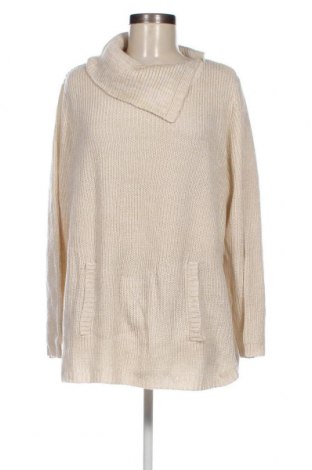 Дамски пуловер, Размер XL, Цвят Бежов, Цена 17,60 лв.