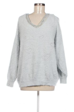 Дамски пуловер, Размер XXL, Цвят Син, Цена 18,85 лв.