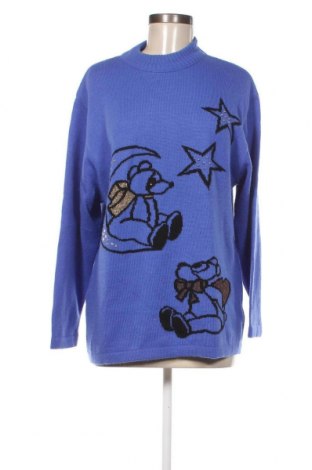 Γυναικείο πουλόβερ, Μέγεθος L, Χρώμα Μπλέ, Τιμή 9,33 €