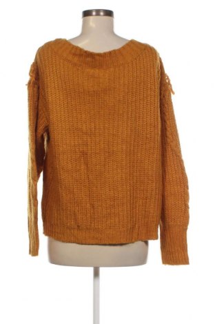 Дамски пуловер, Размер L, Цвят Жълт, Цена 15,08 лв.