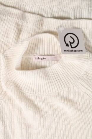 Дамски пуловер Adagio, Размер M, Цвят Бял, Цена 12,47 лв.