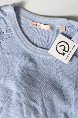 Γυναικείο πουλόβερ Adagio, Μέγεθος M, Χρώμα Μπλέ, Τιμή 9,33 €