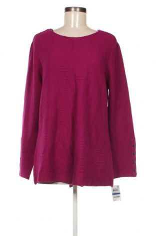 Дамски пуловер Alfani, Размер XL, Цвят Лилав, Цена 26,65 лв.