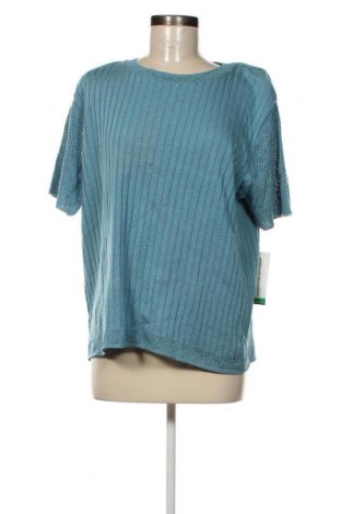Γυναικείο πουλόβερ Alfred Dunner, Μέγεθος L, Χρώμα Μπλέ, Τιμή 4,27 €