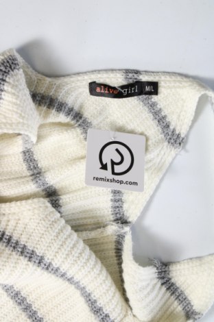 Γυναικείο πουλόβερ Alive, Μέγεθος M, Χρώμα Λευκό, Τιμή 8,45 €