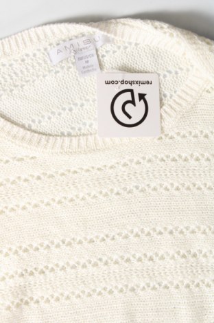 Дамски пуловер Amisu, Размер M, Цвят Бял, Цена 13,34 лв.