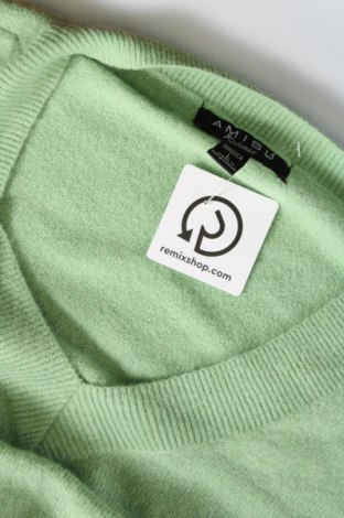 Дамски пуловер Amisu, Размер L, Цвят Зелен, Цена 14,21 лв.