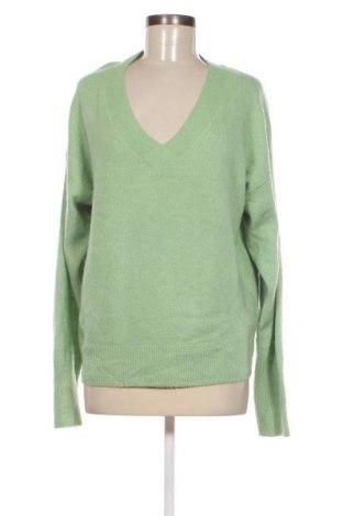 Дамски пуловер Amisu, Размер L, Цвят Зелен, Цена 15,08 лв.