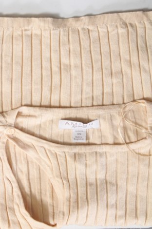Pulover de femei Amisu, Mărime XS, Culoare Bej, Preț 46,74 Lei