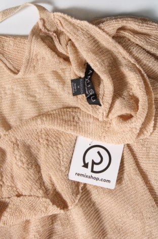 Дамски пуловер Amisu, Размер M, Цвят Бежов, Цена 15,08 лв.