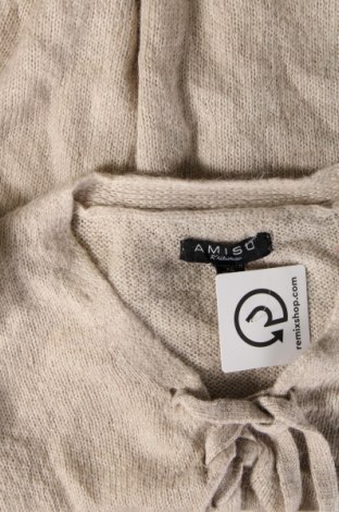 Дамски пуловер Amisu, Размер XS, Цвят Бежов, Цена 14,21 лв.