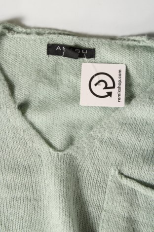 Γυναικείο πουλόβερ Amisu, Μέγεθος XS, Χρώμα Πράσινο, Τιμή 9,33 €