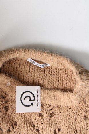 Γυναικείο πουλόβερ Angela Mele, Μέγεθος M, Χρώμα  Μπέζ, Τιμή 20,43 €