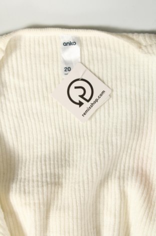 Дамски пуловер Anko, Размер XXL, Цвят Бял, Цена 17,40 лв.