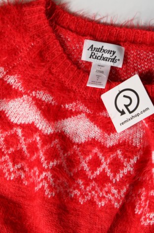 Damski sweter Anthony Richards, Rozmiar M, Kolor Czerwony, Cena 39,89 zł