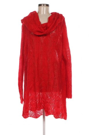 Дамски пуловер Ashley Stewart, Размер 3XL, Цвят Червен, Цена 20,50 лв.