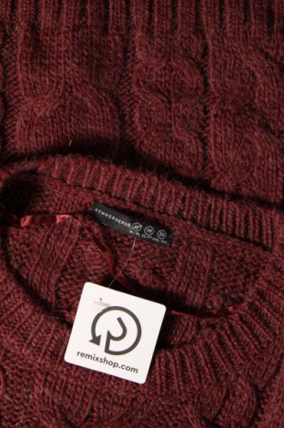 Дамски пуловер Atmosphere, Размер M, Цвят Червен, Цена 13,34 лв.