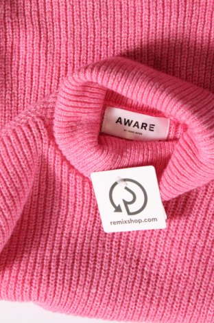 Дамски пуловер Aware by Vero Moda, Размер M, Цвят Розов, Цена 13,23 лв.