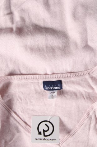 Damenpullover Basic Editions, Größe L, Farbe Rosa, Preis € 12,49