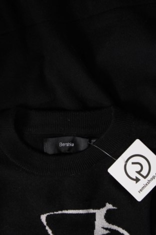 Дамски пуловер Bershka, Размер L, Цвят Черен, Цена 14,80 лв.