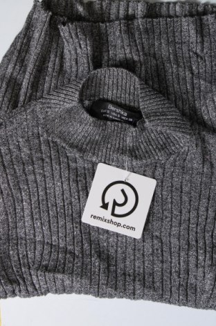 Дамски пуловер Bershka, Размер S, Цвят Сив, Цена 14,21 лв.