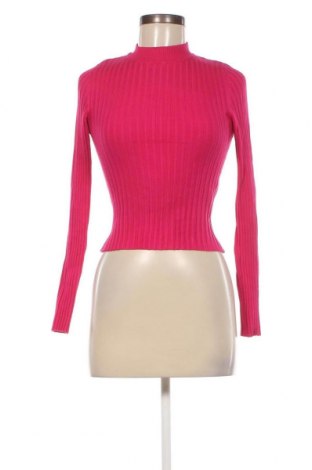 Дамски пуловер Bershka, Размер M, Цвят Розов, Цена 15,95 лв.