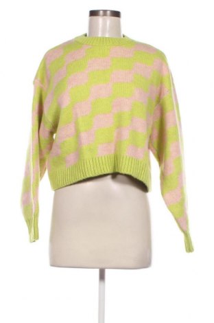 Дамски пуловер Bershka, Размер S, Цвят Многоцветен, Цена 14,56 лв.