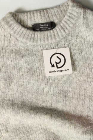 Pulover de femei Bershka, Mărime L, Culoare Gri, Preț 28,99 Lei