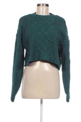 Pulover de femei Bershka, Mărime M, Culoare Verde, Preț 95,39 Lei
