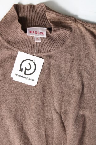 Дамски пуловер Biaggini, Размер XL, Цвят Кафяв, Цена 10,15 лв.