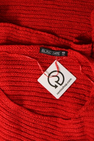Γυναικείο πουλόβερ Blind Date, Μέγεθος L, Χρώμα Κόκκινο, Τιμή 8,25 €