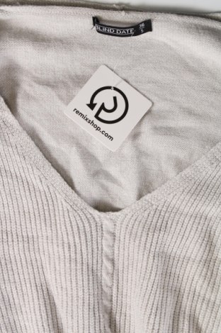 Дамски пуловер Blind Date, Размер S, Цвят Сив, Цена 14,21 лв.