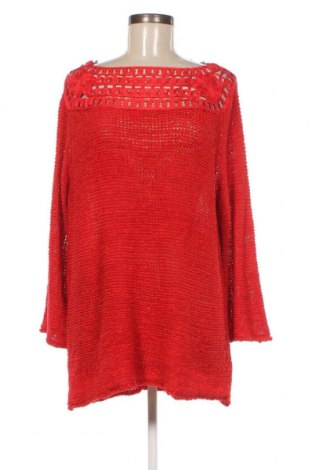 Дамски пуловер Bpc Bonprix Collection, Размер XXL, Цвят Червен, Цена 15,95 лв.