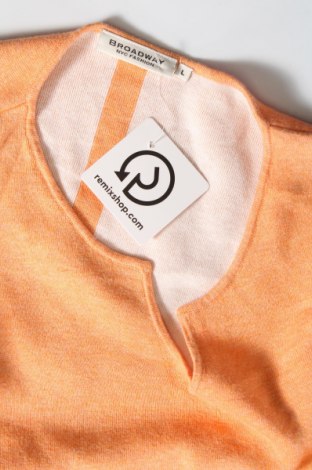 Дамски пуловер Broadway, Размер L, Цвят Оранжев, Цена 14,21 лв.