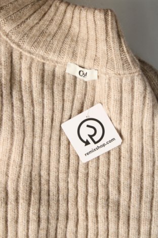 Дамски пуловер C&A, Размер M, Цвят Бежов, Цена 15,08 лв.
