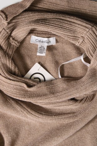 Дамски пуловер Calvin Klein, Размер L, Цвят Бежов, Цена 62,40 лв.