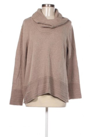 Дамски пуловер Calvin Klein, Размер L, Цвят Бежов, Цена 57,60 лв.